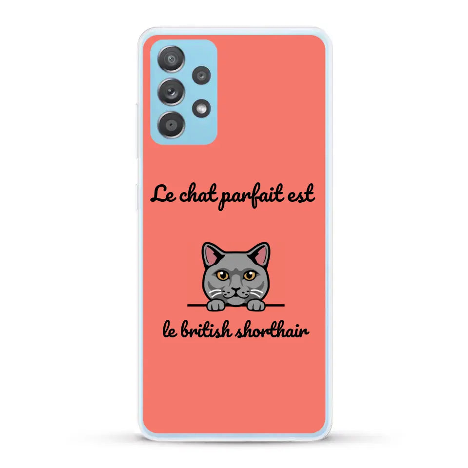 Le chat parfait - Coque de téléphone personnalisée