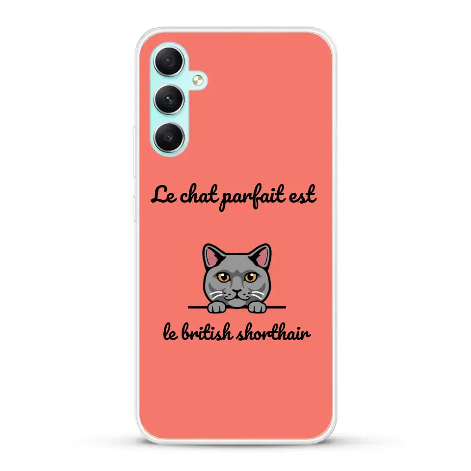 Le chat parfait - Coque de téléphone personnalisée