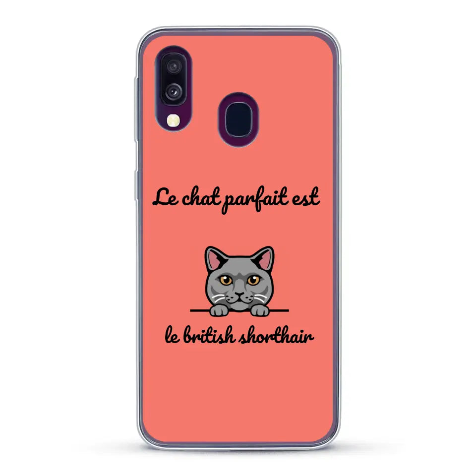 Le chat parfait - Coque de téléphone personnalisée