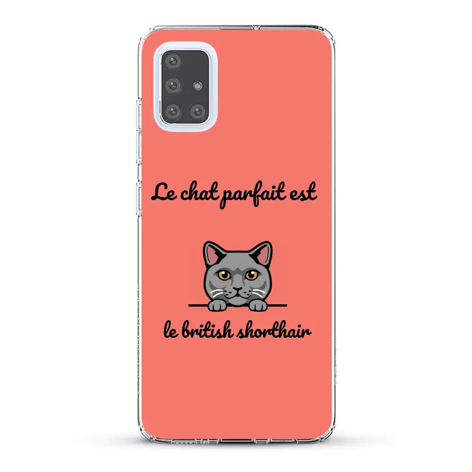 Le chat parfait - Coque de téléphone personnalisée