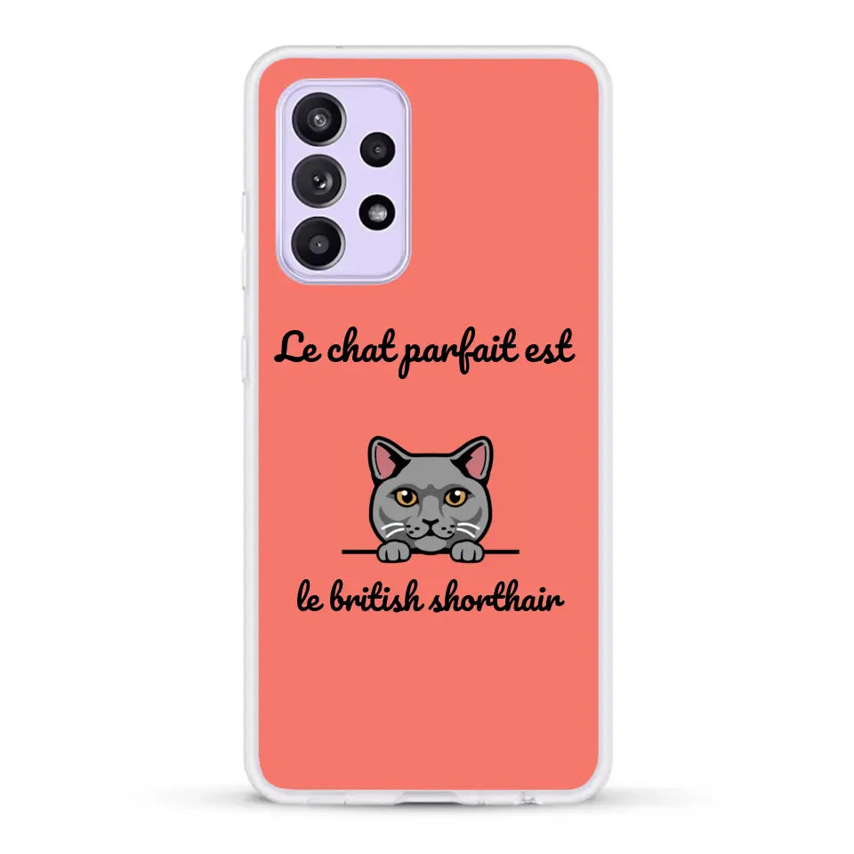 Le chat parfait - Coque de téléphone personnalisée