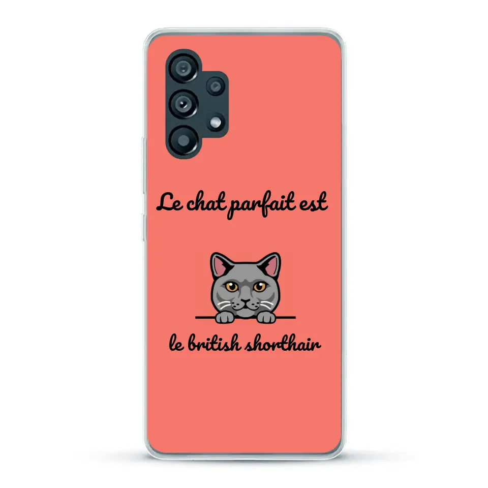 Le chat parfait - Coque de téléphone personnalisée