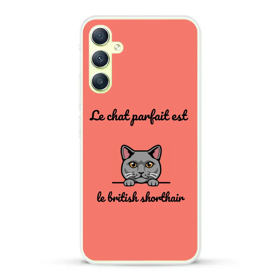 Le chat parfait - Coque de téléphone personnalisée