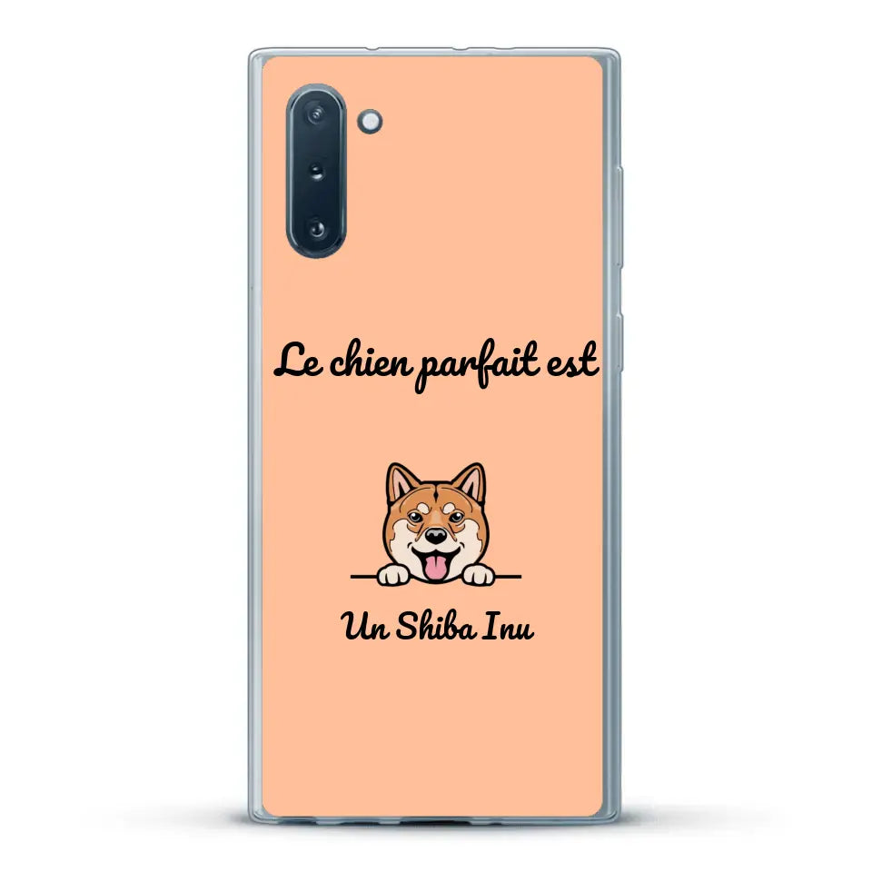 Le chien parfait - Coque de téléphone personnalisée