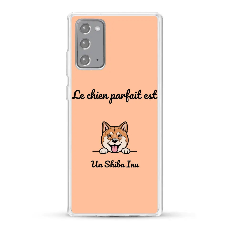 Le chien parfait - Coque de téléphone personnalisée