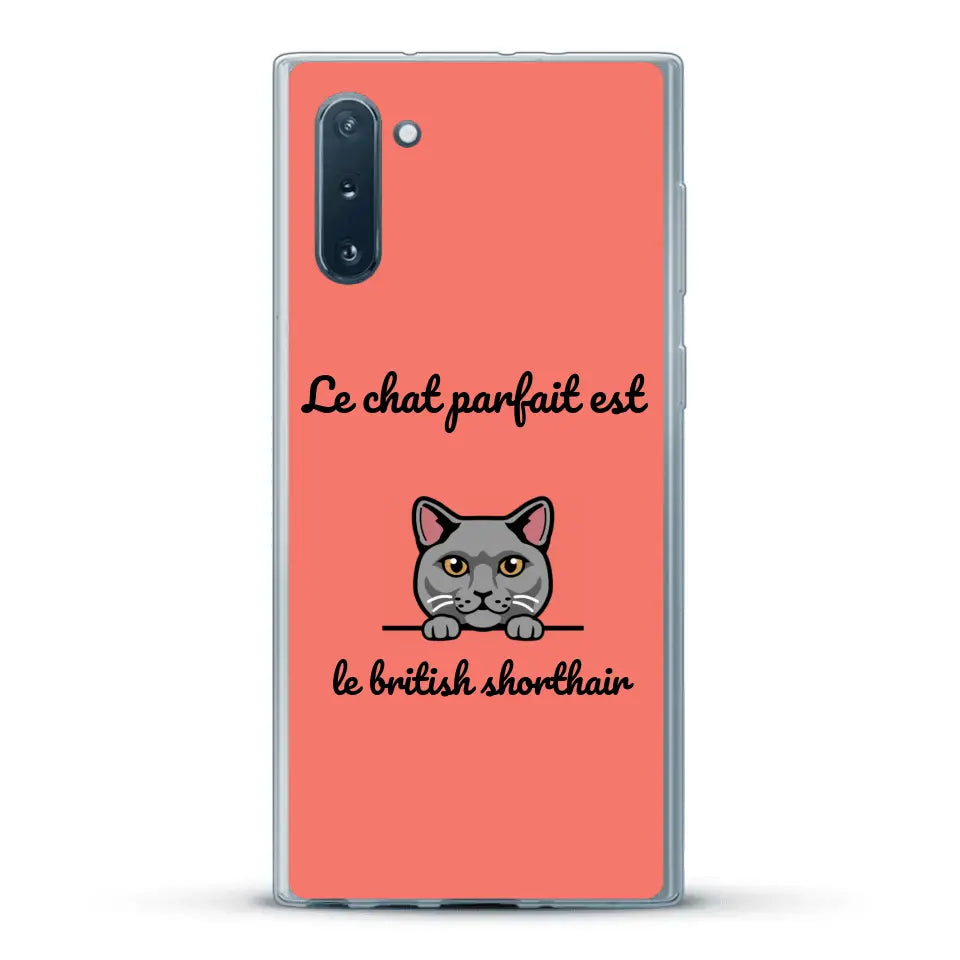 Le chat parfait - Coque de téléphone personnalisée