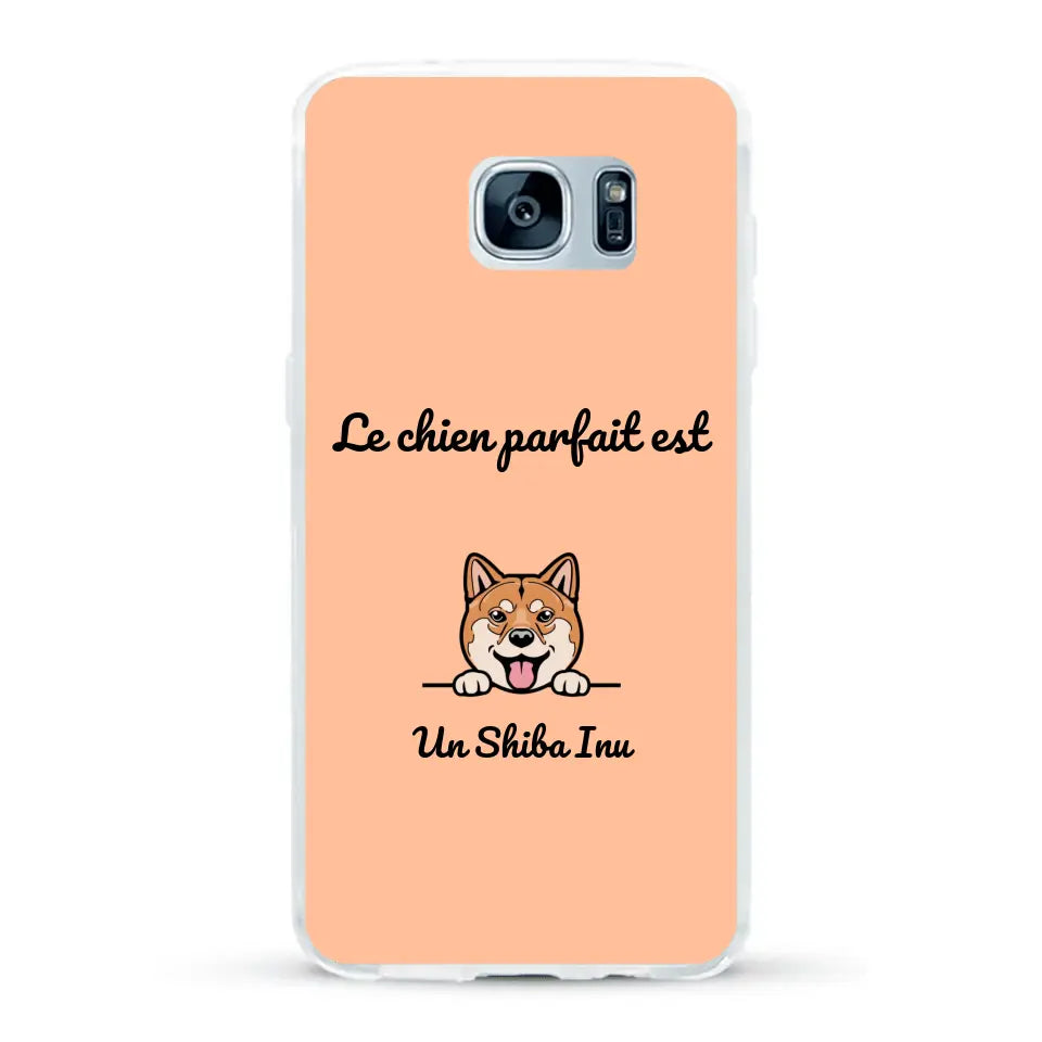 Le chien parfait - Coque de téléphone personnalisée