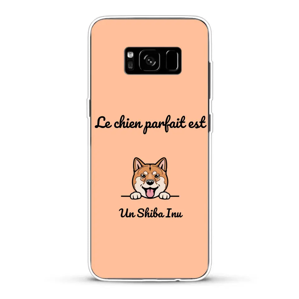 Le chien parfait - Coque de téléphone personnalisée