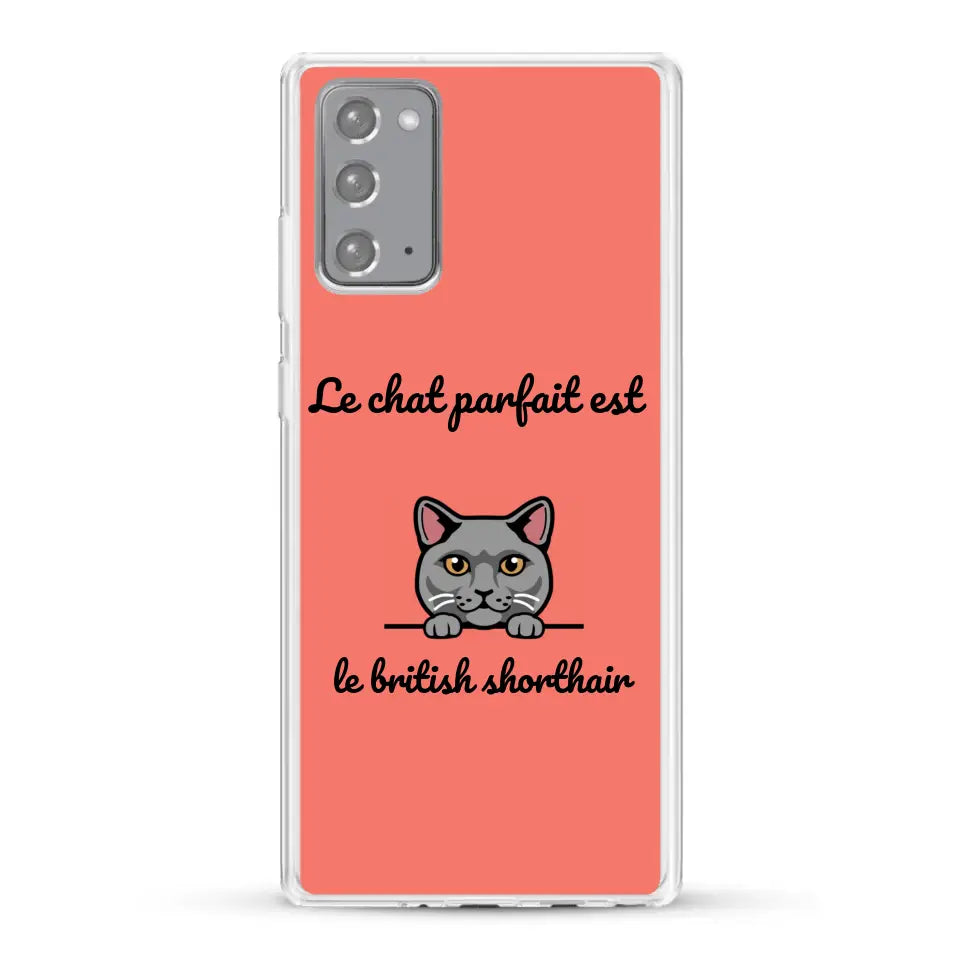 Le chat parfait - Coque de téléphone personnalisée