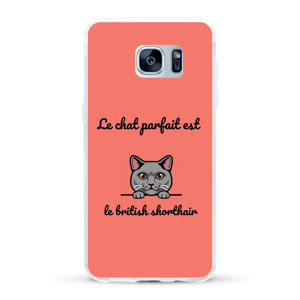 Le chat parfait - Coque de téléphone personnalisée