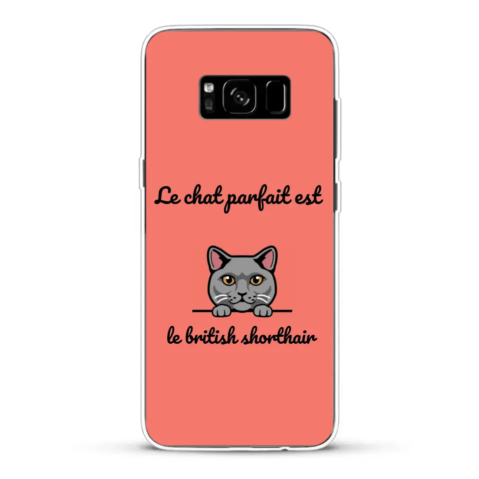 Le chat parfait - Coque de téléphone personnalisée