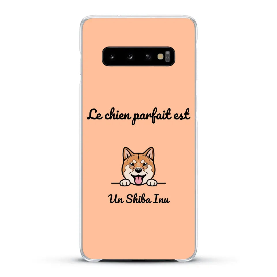 Le chien parfait - Coque de téléphone personnalisée