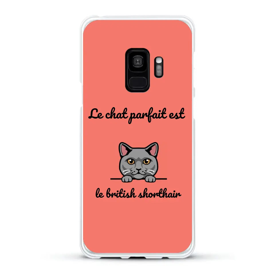 Le chat parfait - Coque de téléphone personnalisée