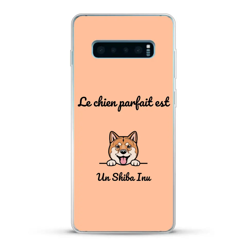 Le chien parfait - Coque de téléphone personnalisée