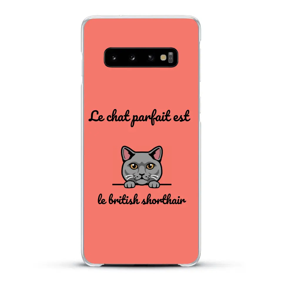 Le chat parfait - Coque de téléphone personnalisée