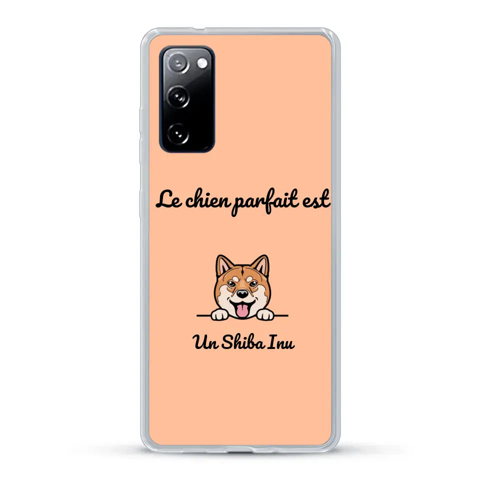 Le chien parfait - Coque de téléphone personnalisée