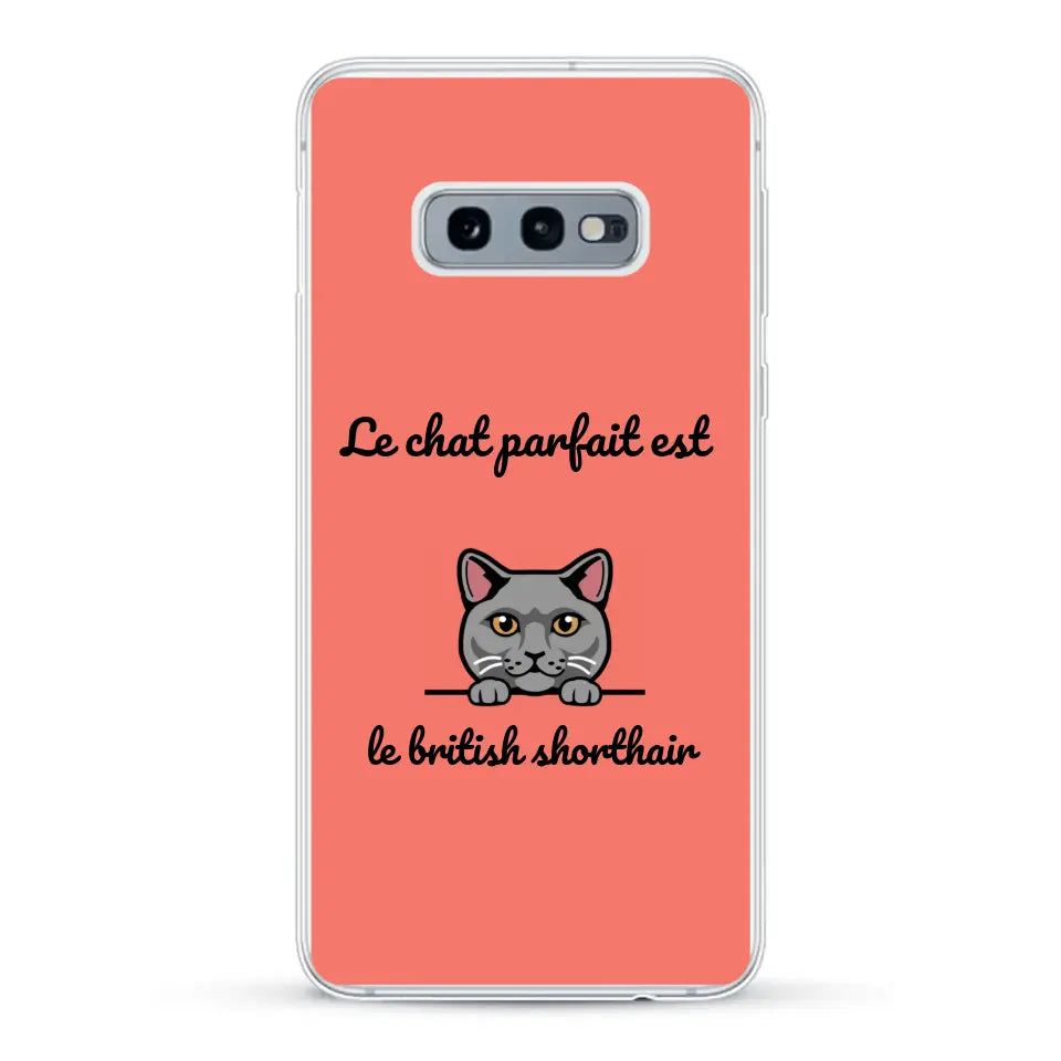 Le chat parfait - Coque de téléphone personnalisée