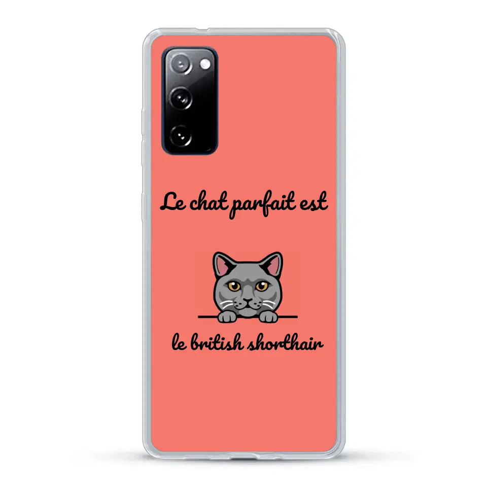 Le chat parfait - Coque de téléphone personnalisée