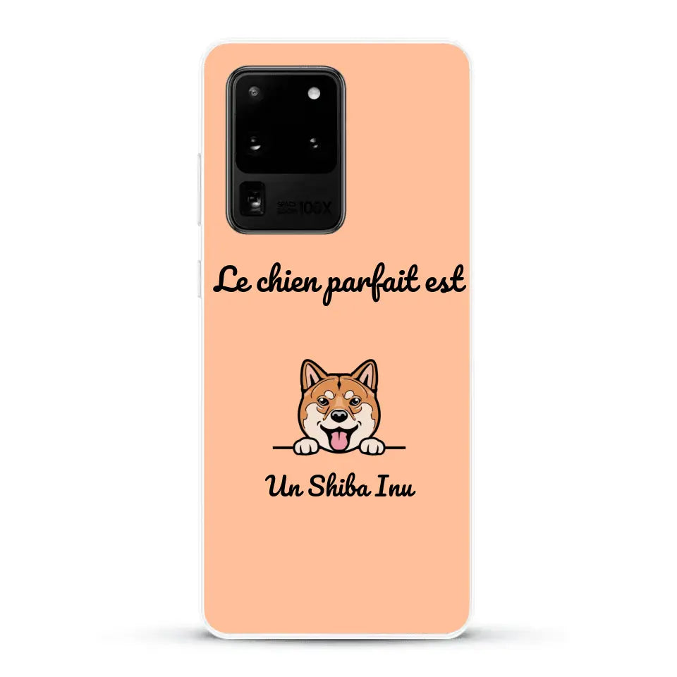 Le chien parfait - Coque de téléphone personnalisée