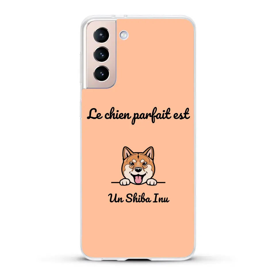 Le chien parfait - Coque de téléphone personnalisée