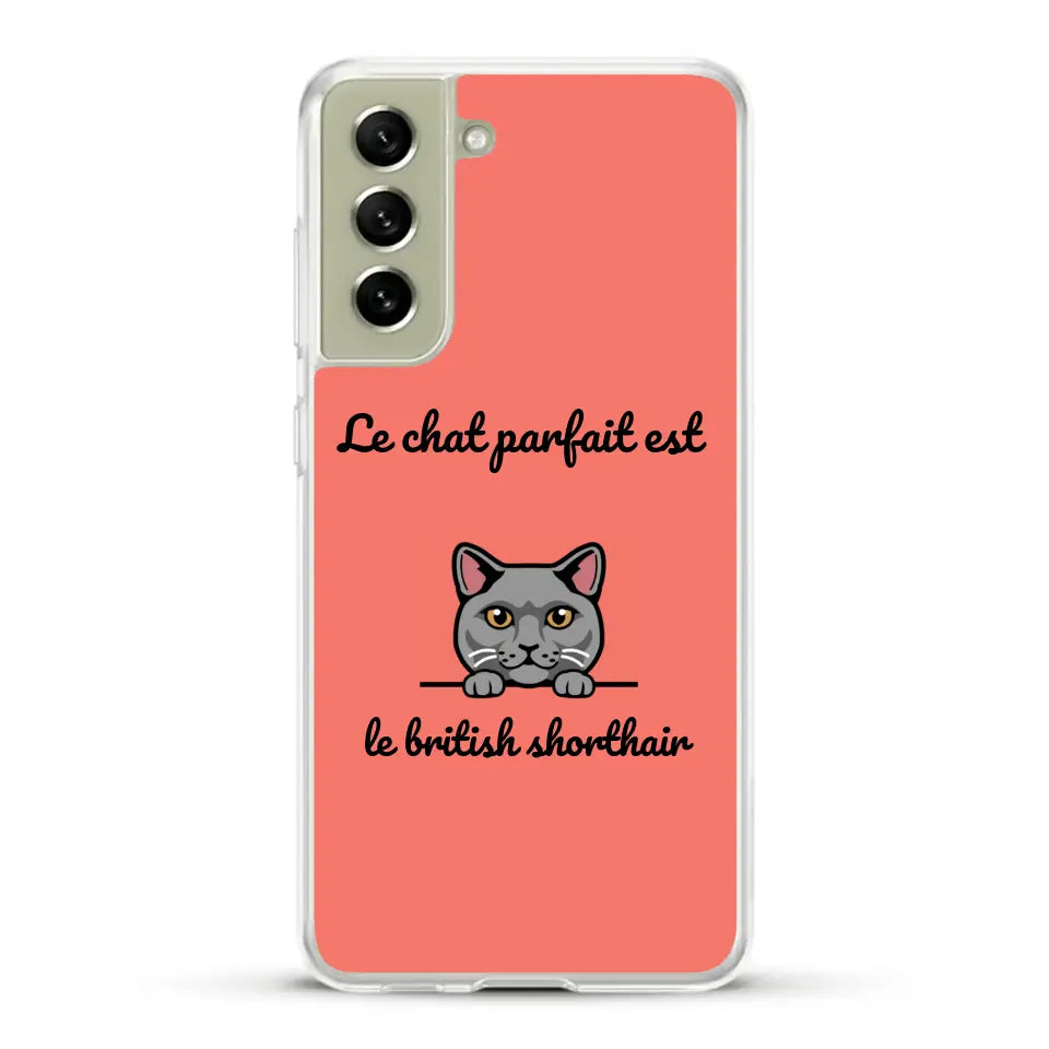 Le chat parfait - Coque de téléphone personnalisée