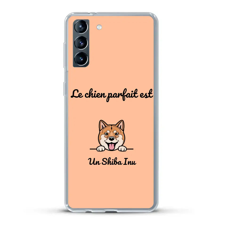 Le chien parfait - Coque de téléphone personnalisée