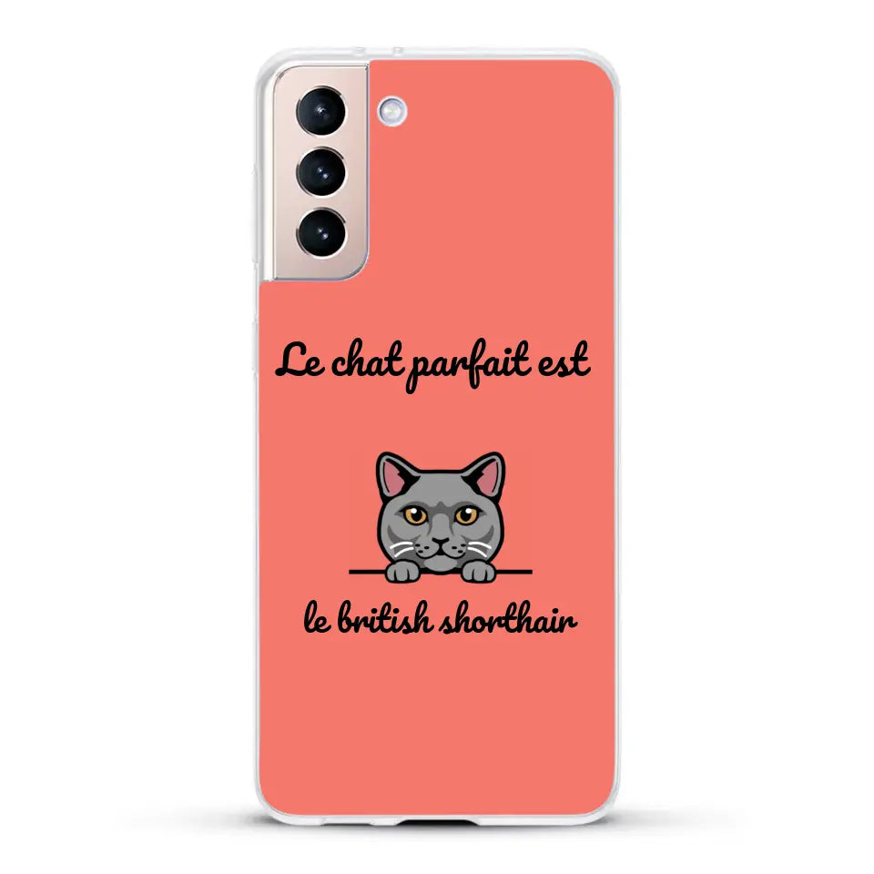 Le chat parfait - Coque de téléphone personnalisée