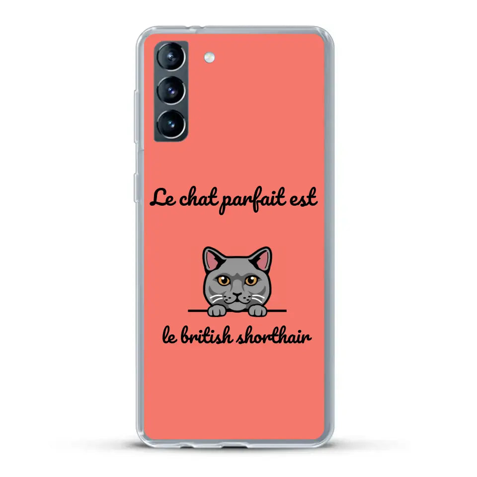 Le chat parfait - Coque de téléphone personnalisée