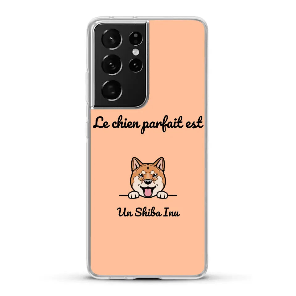 Le chien parfait - Coque de téléphone personnalisée