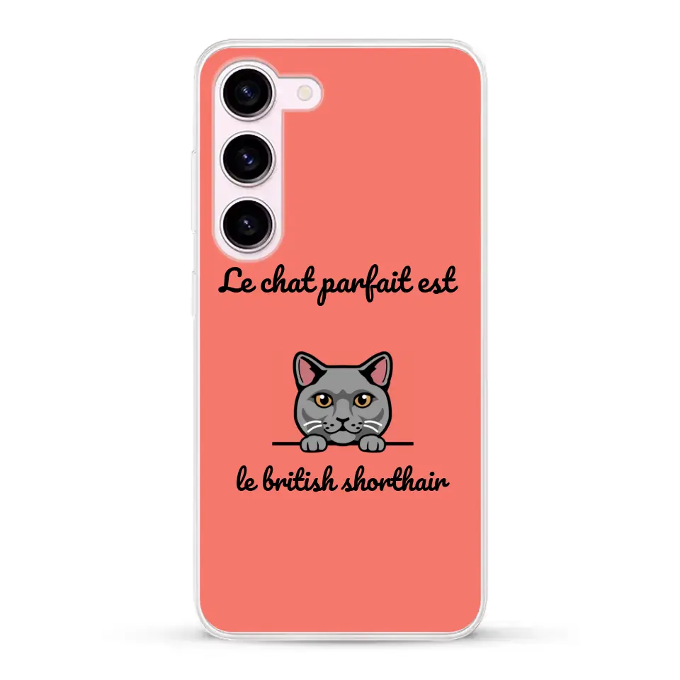 Le chat parfait - Coque de téléphone personnalisée