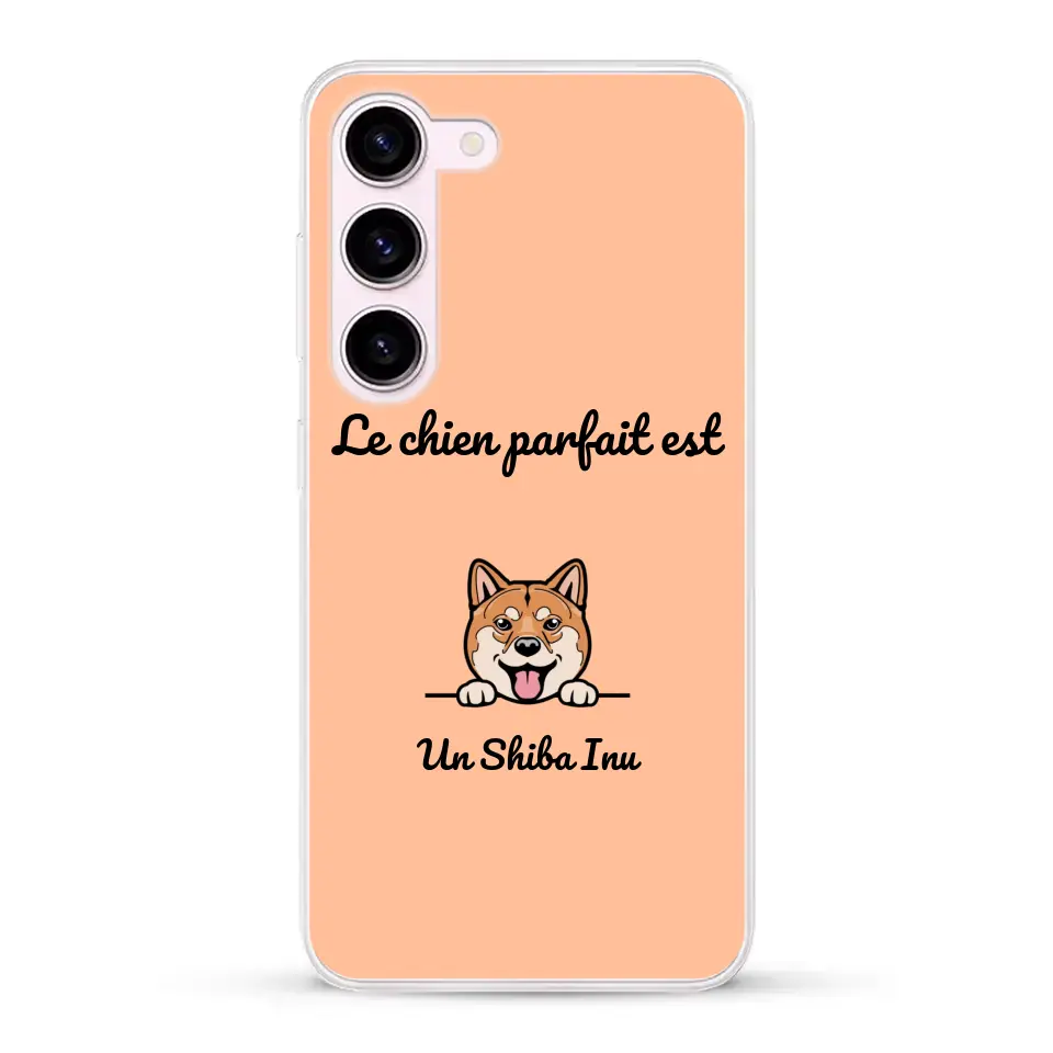 Le chien parfait - Coque de téléphone personnalisée