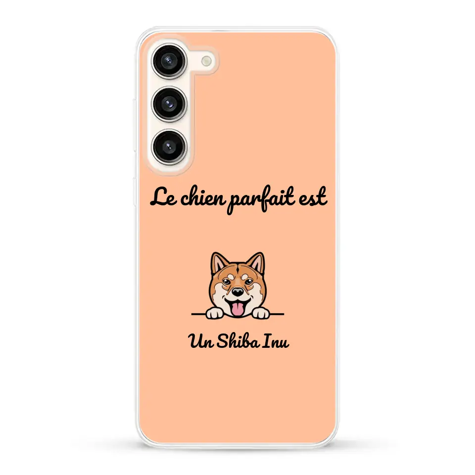 Le chien parfait - Coque de téléphone personnalisée