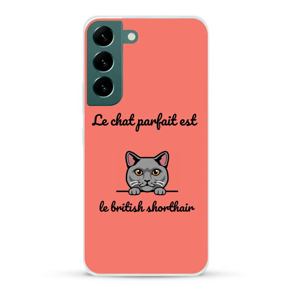 Le chat parfait - Coque de téléphone personnalisée