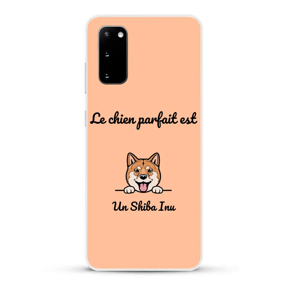 Le chien parfait - Coque de téléphone personnalisée