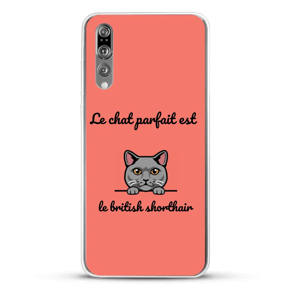 Le chat parfait - Coque de téléphone personnalisée