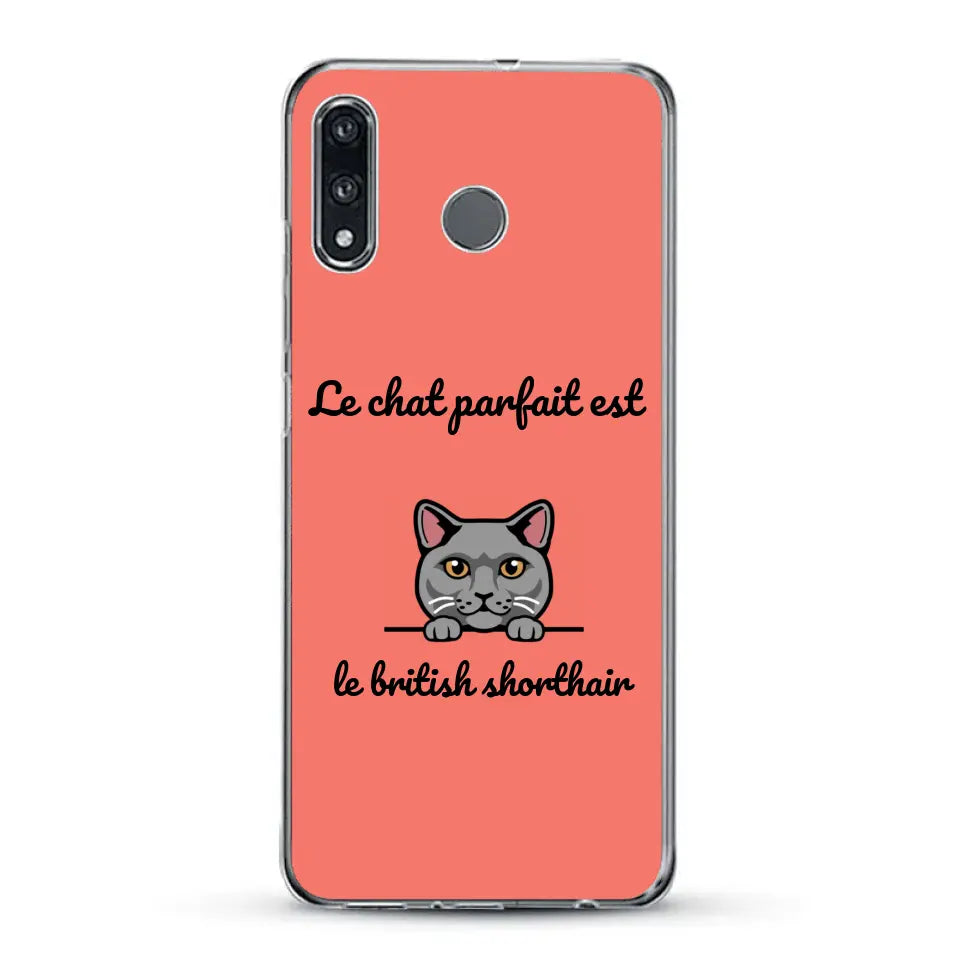 Le chat parfait - Coque de téléphone personnalisée