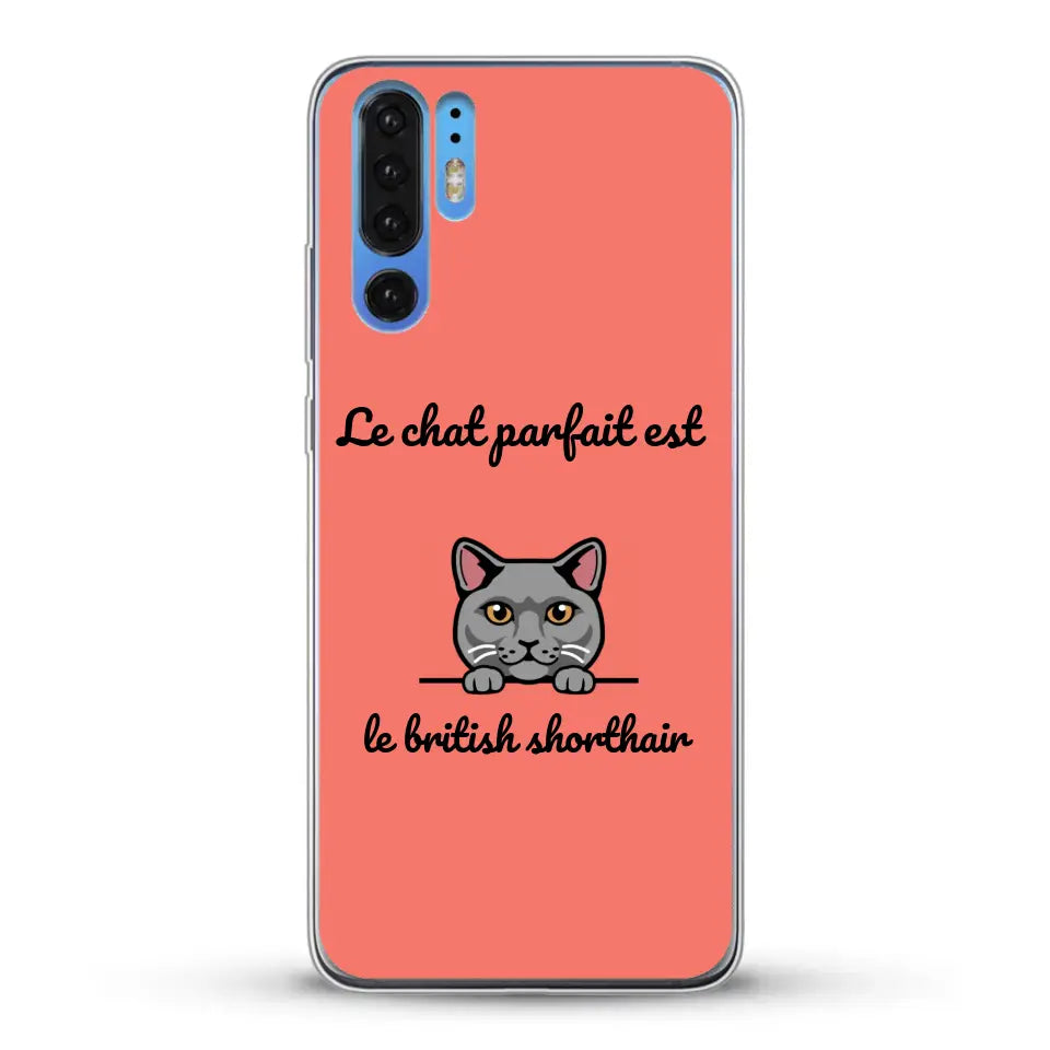 Le chat parfait - Coque de téléphone personnalisée