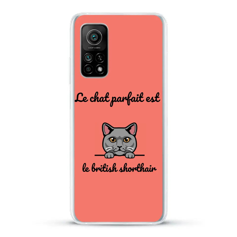 Le chat parfait - Coque de téléphone personnalisée