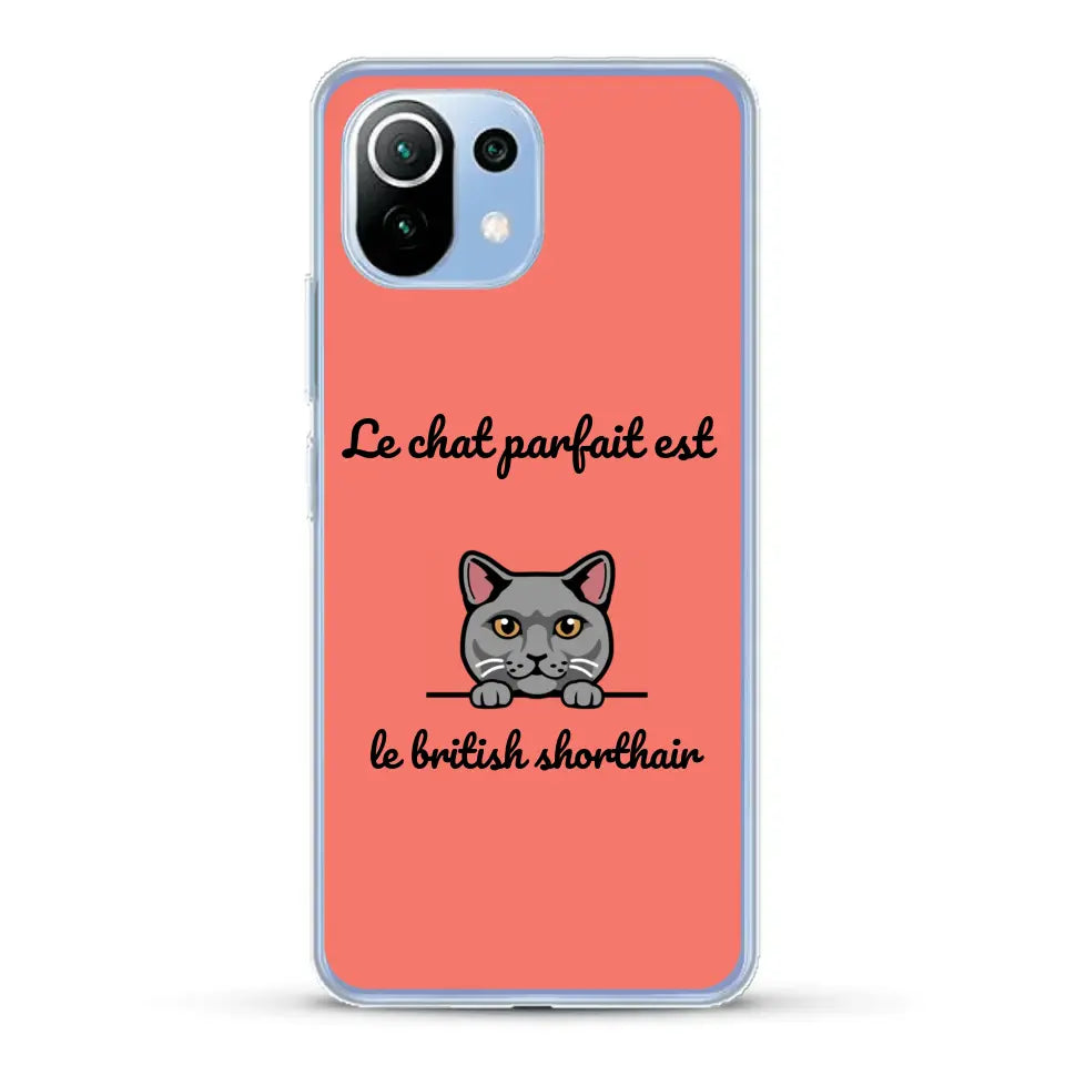 Le chat parfait - Coque de téléphone personnalisée