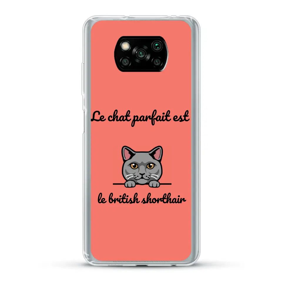 Le chat parfait - Coque de téléphone personnalisée