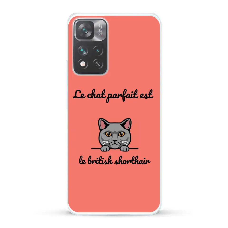 Le chat parfait - Coque de téléphone personnalisée