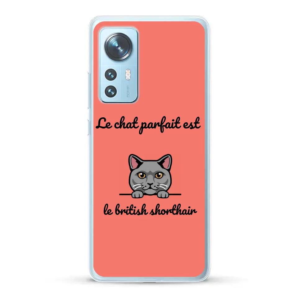 Le chat parfait - Coque de téléphone personnalisée