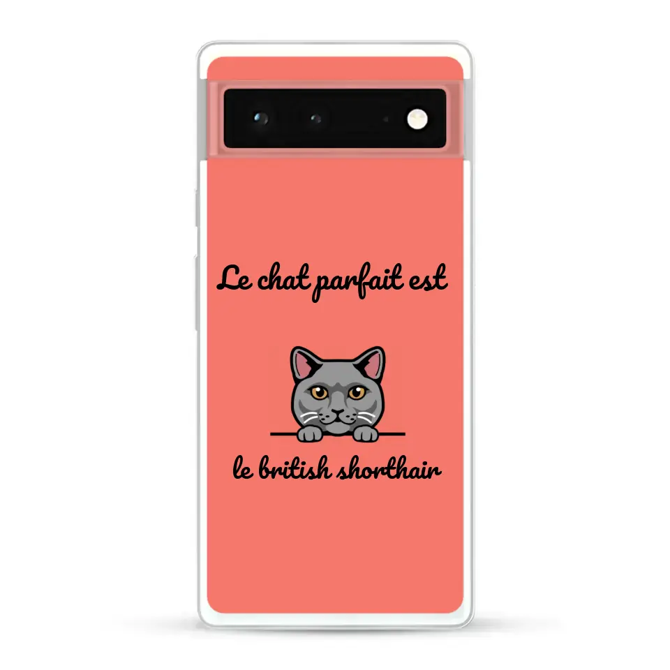 Le chat parfait - Coque de téléphone personnalisée