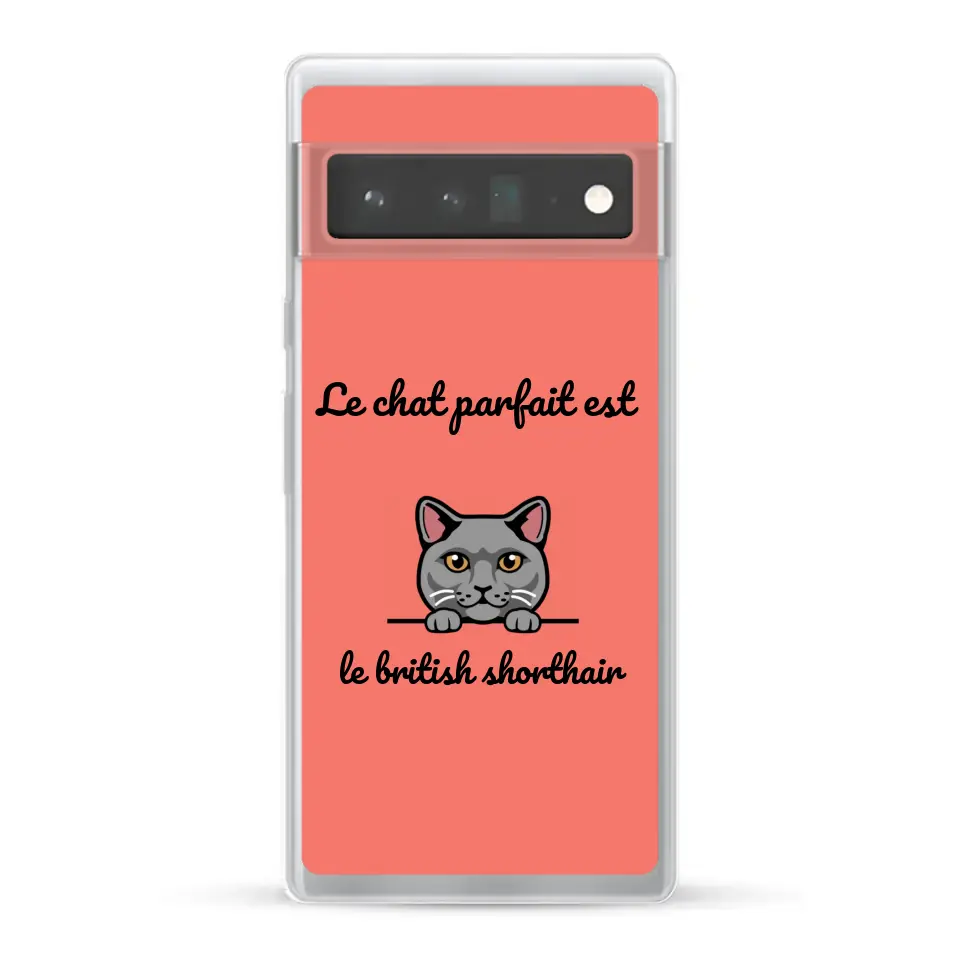 Le chat parfait - Coque de téléphone personnalisée