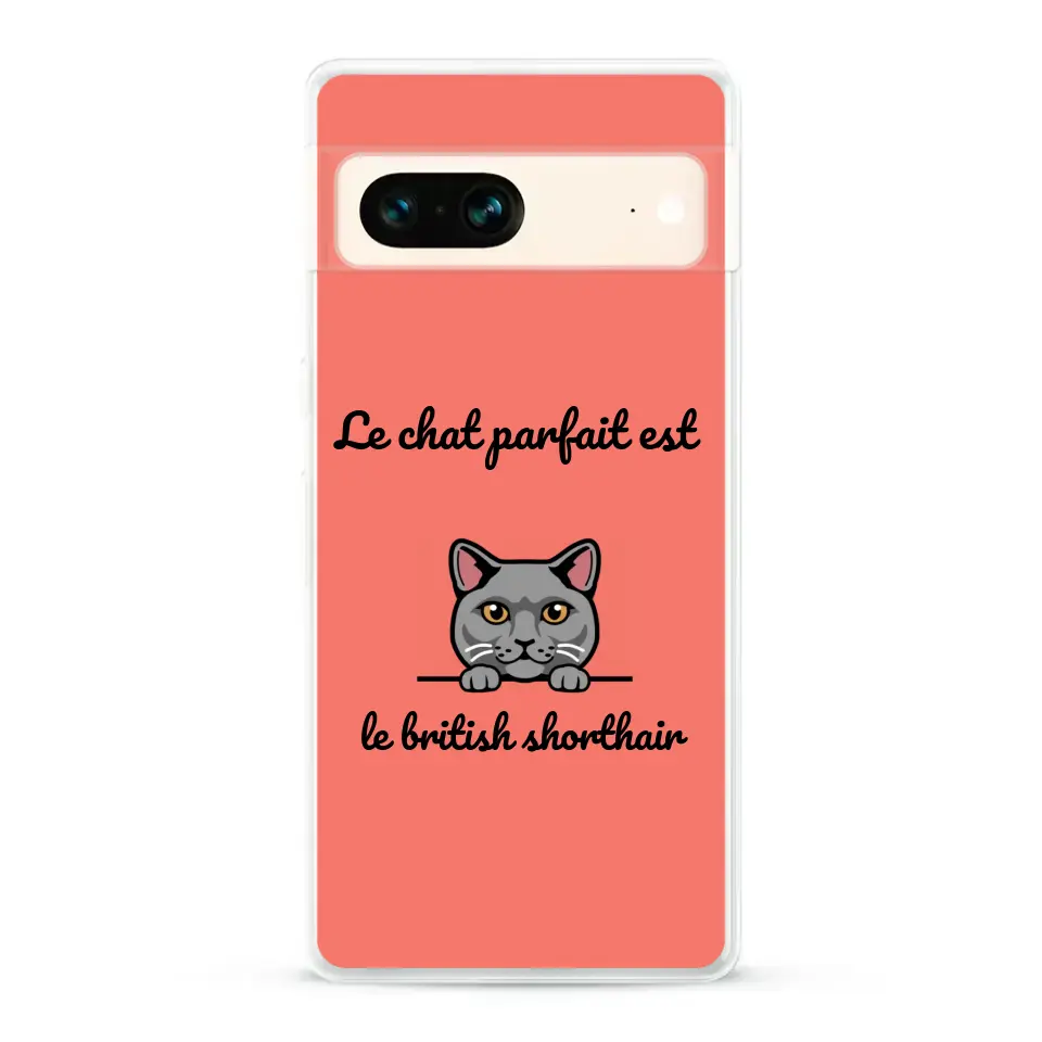 Le chat parfait - Coque de téléphone personnalisée