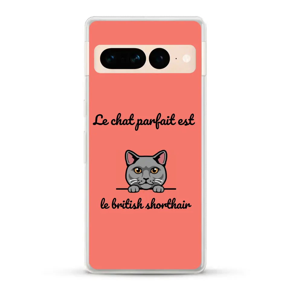 Le chat parfait - Coque de téléphone personnalisée