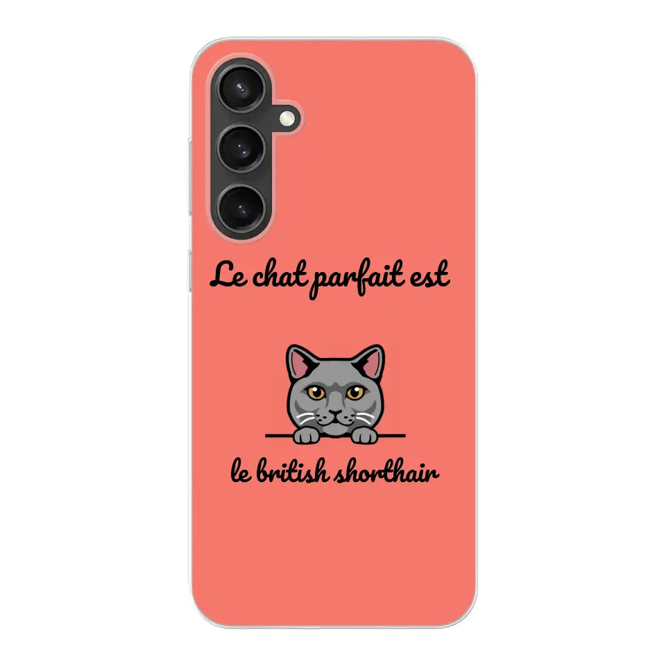 Le chat parfait - Coque de téléphone personnalisée