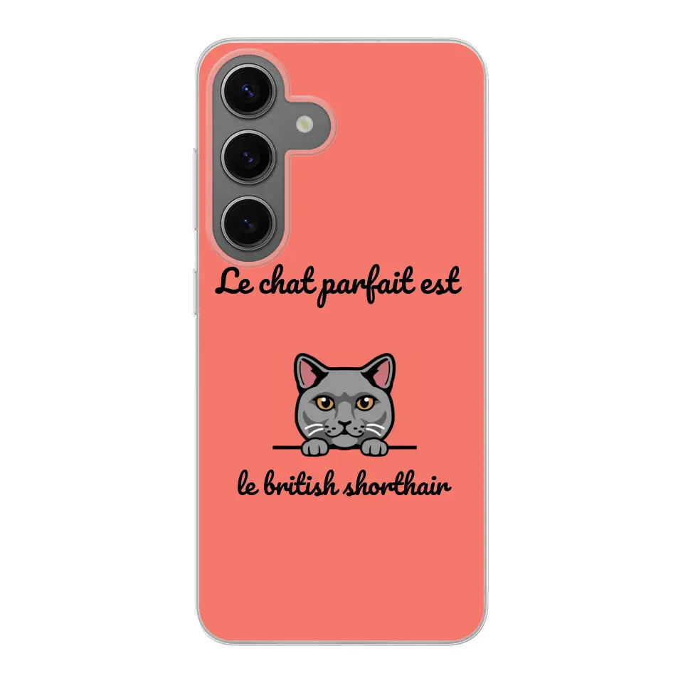 Le chat parfait - Coque de téléphone personnalisée