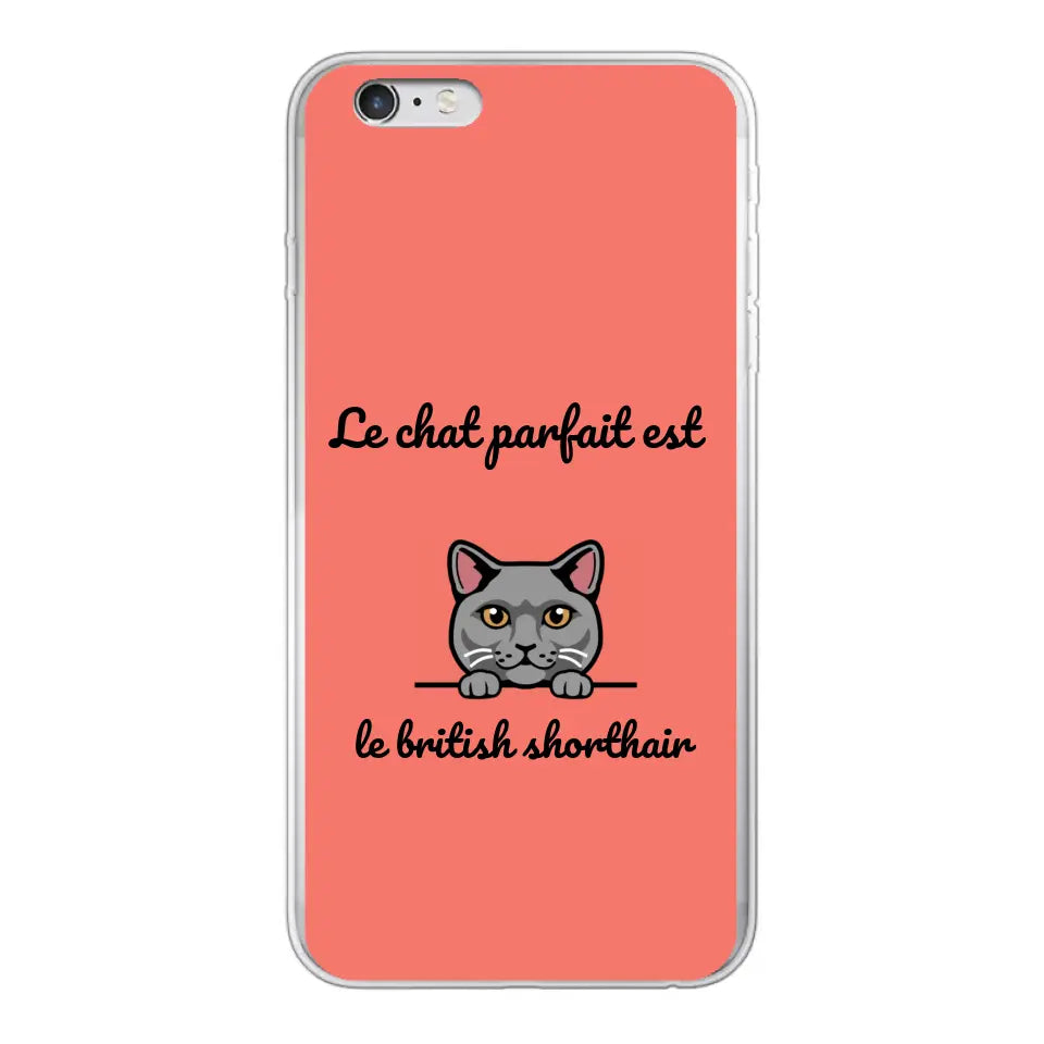 Le chat parfait - Coque de téléphone personnalisée