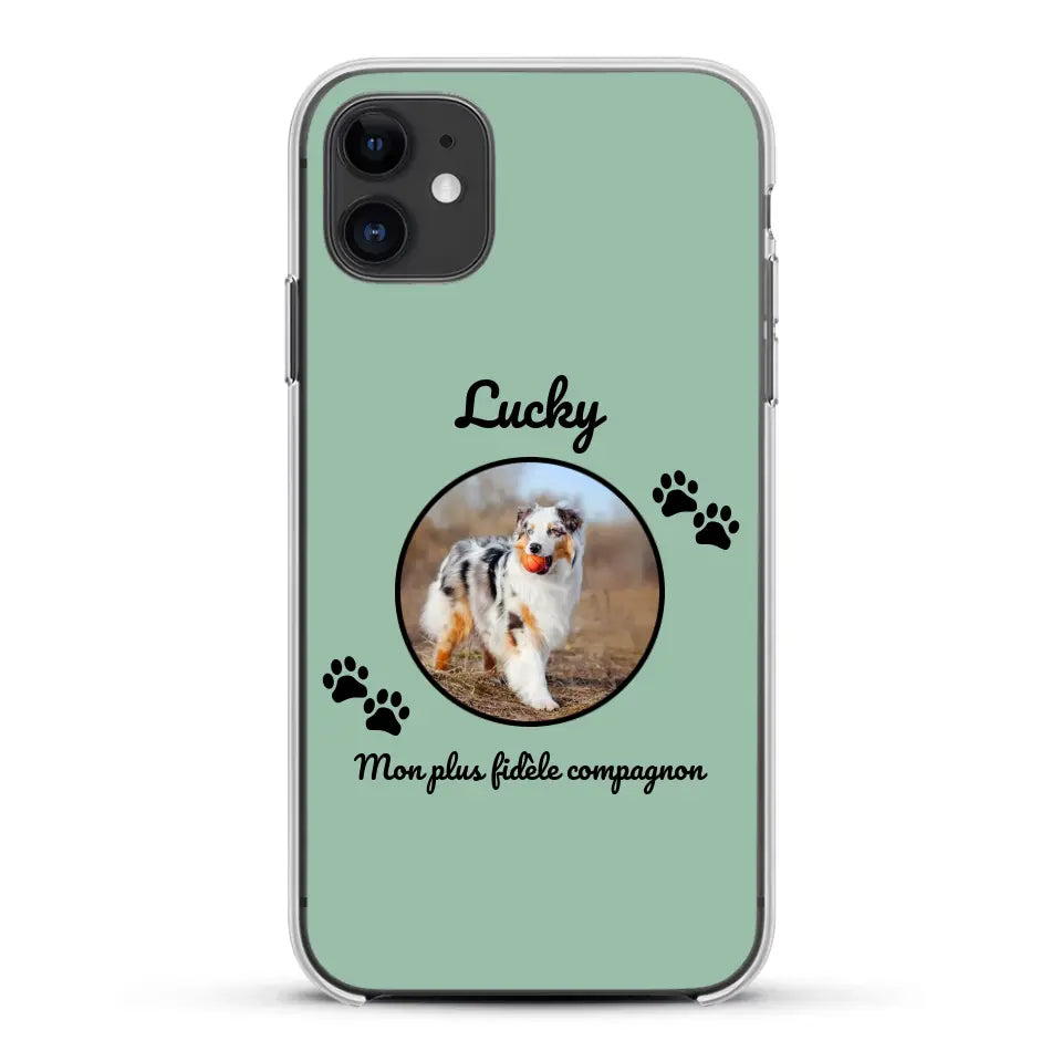 Mon plus fidèle compagnon - Coque de téléphone personnalisée